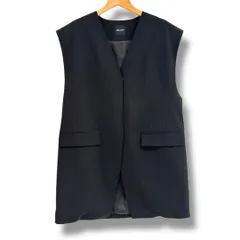 NOLLEY’S ノーリーズ ハイスペックプレミアムトロジレ 4-0058-2-04-102 ベスト シンプル ミニマル オフィスカジュアル ブラック 黒 Freeサイズ オールシーズン 秋 冬 春 ゴーゴー古着セントラルパーク名古屋店 No.1624