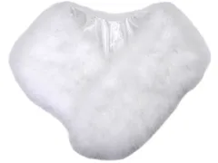 着物美人 送料込み ショール 振袖ショール 振袖ファー 成人式ショール 成人式ファー ファー フェザー 羽毛 成人式 女性 振袖用 ショール白 ファー白 【 白 マラボー ストール 】m367003s