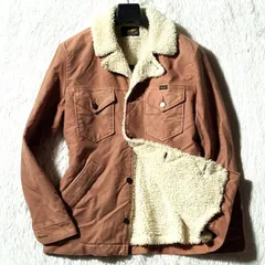 WRANGLER×NANO UNIVERSE★S9127★WRANGE COAT★ピンクベージュ★裏ボア ランチコート ジャケット Gジャン ヴィンテージ復刻 M ラングラー