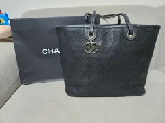 シャネル キャビア ショッパーバッグ A92211