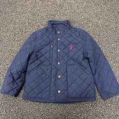 ポロ キッズ キルティング アウター ジャケット 5サイズ 110サイズ ネイビー