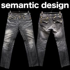 semantic design デニム archive Y2K 鬼ヒゲ エディ - メルカリ