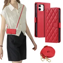 FOR いphone12 mini ケース iphone 12 mini ケース 手帳型 おしゃれ ストラップ付き スタンド機能 カード収納 軽量 薄型 耐衝撃 高級PUレザー 滑り防止 財布型 内蔵マグネット 開閉式 チェック柄 上質 耐摩擦 マグネット式 