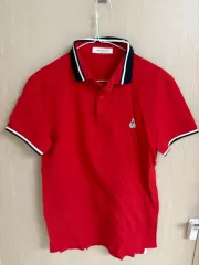 BEAN POLE ビーンポール レッド バイカラー 半袖 ポロTシャツ