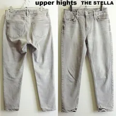 upper hights　THE STELLA　W74cm　ストレッチ　グレー　日本製　Sz.24　レディース　アッパーハイツ