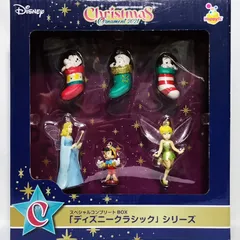 【 新品 】【 送料無料 】　101匹わんちゃん　ピノキオ & ブルーフェアリー　ティンカーベル　フィギュア セット　ディズニー クリスマス オーナメント くじ 2021　スペシャルコンプリートBOX賞　Disney CHRISTMAS 2021
