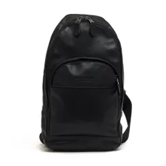 コーチ／COACH バッグ ショルダーバッグ 鞄 メンズ 男性 男性用 レザー 革 本革 ブラック 黒  F49312 Houston Sling Pack ヒューストン スリングパック ボディバッグ シボ革 シュリンクレザー