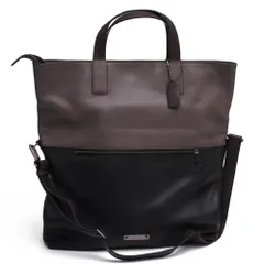 コーチ／COACH バッグ トートバッグ 鞄 ハンドバッグ メンズ 男性 男性用 レザー 革 本革 ブラック 黒  71292 Thompson colorblock foldover tote トンプソンカラー ブロック フォルドオーバー 2WAY ショルダ
