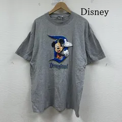 ディズニー USA製 90s 半袖 Tシャツ Shirt 3D ロゴ ミッキーマウス ビッグプリント クルーネック シャツ カットソー メンズ XL ISItems【USED】【古着】【中古】50148926