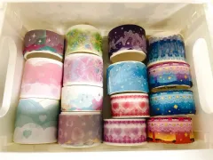 マスキングテープ、マスキングテープ、型抜き、まとめ、ダイアリーデコ、カーテン、レイ、花火、蝶、띵