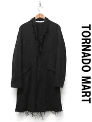 C504 TORNADO MART ツイードコート ほつれ加工 ヘリンボーンのサムネイル