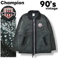 90sヴィンテージ チャンピオン ジップアップ フリースジャケット L グリーン