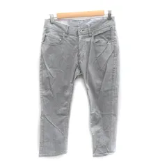 メンズメルローズ MEN'S MELROSE クロップドパンツ 七分丈 ヘリンボーン柄 2 グレー /SY26のサムネイル