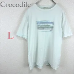 クロコダイル　Crocodile【L】プリントTシャツ　ロゴ　半袖