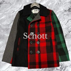 USA製 Schott L8530 ダブルブレストピーコート メンズM相当 極美品 Schott ショット ピーコート Pコート ダブルブレスト ウール