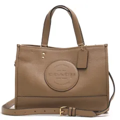 コーチ／COACH バッグ トートバッグ 鞄 ハンドバッグ レディース 女性 女性用 レザー 革 本革 ベージュ  C2004 Dempsey Carryall With Patch デンプシー キャリーオール ウィズ パッチ 2WAY ショルダーバッグ シボ