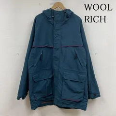 ウールリッチ 80s USA製 マウンテンパーカー フルジップアップ ジャケット 裏地チェック柄 モスグリーン メンズ L ISItems【USED】【古着】【中古】50148982