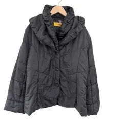 ZM1684 Zelal  MOTOMACHI  ゼラール元町　中綿ジャケット　コート　ブラック　黒　レディース　13号　大きいサイズ