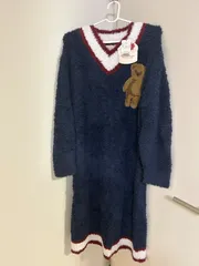 【新品、未使用タグ付き】ジェラートピケ さがらワンピース HOLIDAYベアワンピース