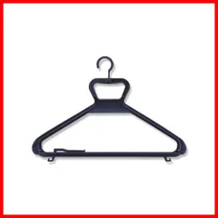 シモジマ スーツバッグ用 キャリーハンガー 紳士用 黒 5本入 009700635