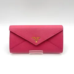 PRADA　プラダ長財布 1MH037-2E3K-F0505 サフィアーノ レター パスケース付き ピンク　レディース　正規品