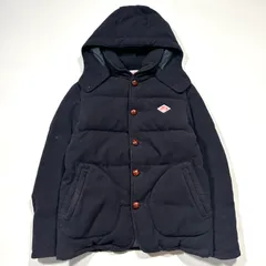 【美品】DANTON×BEAMS ウールモッサダウンジャケットネイビー 38