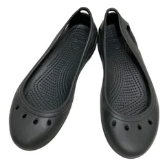 【美品】クロックス (22) パンプス フラットシューズ スリッポン 定番デザイン