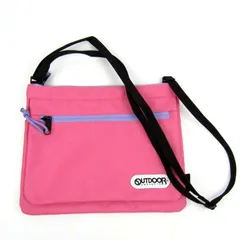 アウトドア ショルダーバッグ サコッシュ 斜め掛け 鞄 カバン ブランド レディース ピンク OUTDOOR 【中古】