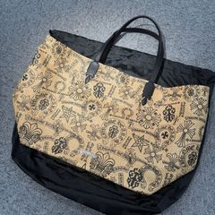 S2419 新品未使用 クロムハーツ マルチロゴ 総柄 ラージ トートバッグ 