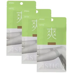 【新品】 [アツギ] ストッキング ASTIGU(アスティーグ)【爽】 ストッキング ベタつきにくい ひざ下丈  レディース スキニーベージュ M