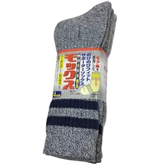 【新品】 [エース] モックス 先丸ソックス 杢調カラー 4足セット 24.5～27.0cm AG280