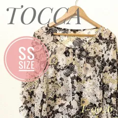 【美品✨】TOCCA　トッカ　トップス　秋　花柄　チュニック　SS　0　総柄