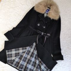 人気✨バーバリーブルーレーベル BURBERRY BLUE LABEL アンゴラ混