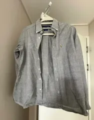 ラルフローレン スリムフィット シャツ グレー 7