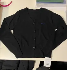 NICE CLAUP(ナイスクラップ) ブラック カーディガン 新品 14万円