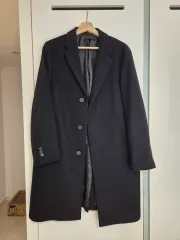 UNIQLO ユニクロ ウールカシミア コート ブラック S