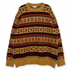 UNIQLO(ユニクロ) JW Anderson(キンロックアンダーソン) パターン ニット Tシャツ