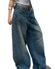 ワイドフィット ウォッシュ デニム