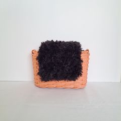 付属品　小さめショルダーバッグ用ファーカバー　ブラック