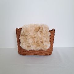 付属品　小さめショルダーバッグ用ファーカバー　カジュアル段染