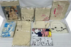 アニメ トートバッグ 手ぬぐい タオル ニット帽など布製品グッズ 10種セット　まとめ売り
