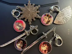 鬼滅の刃 日輪刀 チャーム キーホルダー