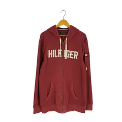 トミーヒルフィガー TOMMY HILFIGER ロゴワッペン ジップパーカー メンズ import：XXL 