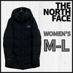 THE NORTH FACE　ダウンジャケット　レディースM-L　ドライベント　ブラック　アウター