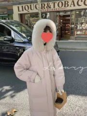 ファー ロング ダウン コート 1 (FREE)(3COLOR)