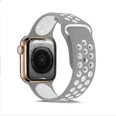 コンパチブル Apple Watch バンド 38mm 42mm 40mm 44mmソフトシリコンバンド 通気性 スポーツシリコンストラップリストバンド交換バンドリストバンド iWatch series SE/8/7/6/5/4/3/2/1に対応 (42mm