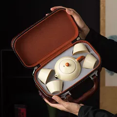 6点セット 陶磁器 白磁 宝瓶 茶器セット ティーセット 蓋碗 手作り 中国茶器 台湾茶 ウーロン茶 紅茶茶器 景徳鎮 茶芸 来客用