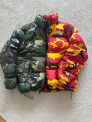 Supreme x THE NORTH FACE シュプリーム x ザノースフェイス スプリット Nuptse(ヌプシ) ジャケット カモフラ - 24SS