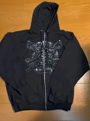 超希少　美品　Disney movie パイレーツオブカリビアン　スウェット　ジップパーカー　ブラック　黒　XL  ディズニー　ジョニーデップ　スカル　ドクロ　海賊　 ゆるダボ　オーバーサイズ　映画　ムービー　シネマ