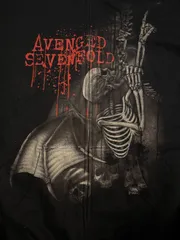 AVENGED SEVENFOLD アヴェンジドセブンフォールド  PULLOVER オフィシャル パーカー　ジップ　スウェット　バンド　メタル　ロック　ヘビメタ　ゆるダボ　オーバーサイズのサムネイル